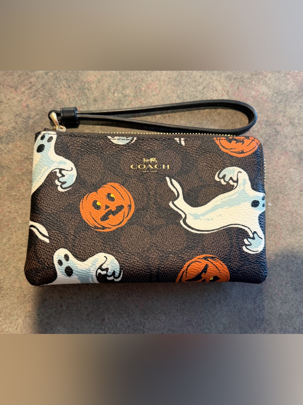 Coach Halloween wristlet